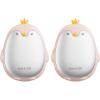 imageGaiatop Magnetic Hand Warmers Rechargeable 2 Pack 3 Settings PocketSized Cute Penguin Fast Hot Hands Reusable Portable Electric Heater for Camping Hunting Golf Gifts for Women MenPink