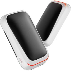 imageGaiatop Electric Hand Warmers Rechargeable Magnetic Pocket Hand Warmer 2Pack 3s Fast Heating Fits in Gloves for Winter Sports Hunting Accessories Stocking Stuffers Gifts for Men WomenWhite
