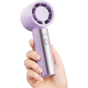 imageGaiatop High Speed Handheld Fan 1100 Precise Turbo Personal Cooling 4000mAh USB Rechargeable Battery Powered Mini Portable Fan for Travel Summer Outdoor Essentials Gifts for Women Girls Purple