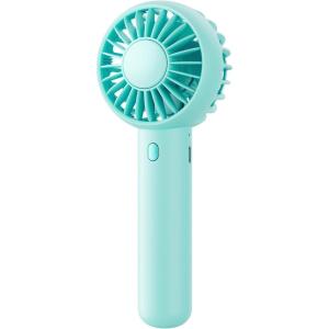 imageGaiatop Mini Portable Fan Small and Powerful Cute Design 3 Speed Personal Handheld fan and Desktop with Base Lightweight USB Rechargeable for Travel Lash Makeup Girl Women Summer Gift GreenGreen