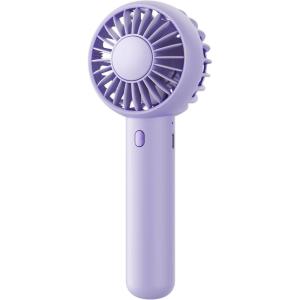 imageGaiatop Mini Portable Fan Small and Powerful Cute Design 3 Speed Personal Handheld fan and Desktop with Base Lightweight USB Rechargeable for Travel Lash Makeup Girl Women Summer Gift Greenpurple