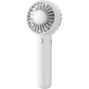imageGaiatop Mini Portable Fan Small and Powerful Cute Design 3 Speed Personal Handheld fan and Desktop with Base Lightweight USB Rechargeable for Travel Lash Makeup Girl Women Summer Gift GreenWhite