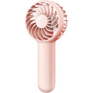 imageGaiatop Mini Portable Handheld Fan 3 Speed Powerful Battery Operated Small USB Rechargeable Personal Fans for Makeup Eyelash Camping Beach Airplane Travel Essentials for Women Girls BlackPink