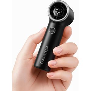 imageGaiatop Mini Portable Handheld Fan 4000mAh 15h Max Runtime Personal Turbo Fans Pocket Size High Speed 1100 Adjustable Small Hand Fan Outdoor Travel Concert Essentials Gifts for Women Men PinkBlack