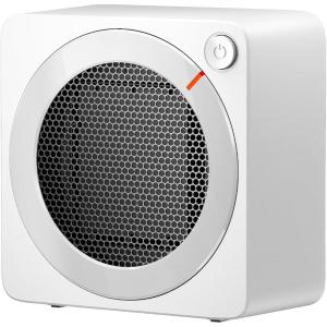 imageGaiatop Mini Space Heater Lightweight PTC Ceramic Fast Heating 500W Energy Efficient for Indoor Use Overheating ampamp 45 TipOver Protection Portable Desk Electric Heaters for Office Home BlackWhite