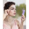 imageGaiatop Portable Handheld Fan Slide Cute Clouds 3 Speed USB Rechargeable Mini Personal Hand Fans BeachTravel Essentials Small Pocket Summer Cooling Gifts for Women Girls Lash MakeupPurple