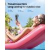 imageGaiatop Portable Handheld Fan Slide Cute Clouds 3 Speed USB Rechargeable Mini Personal Hand Fans BeachTravel Essentials Small Pocket Summer Cooling Gifts for Women Girls Lash MakeupBlack