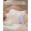 imageGaiatop Portable Heating Pad for Period Cramps 5000mAh Rechargeable Battery 2H Timer 3 Heat Levels and 6 Massage Modes for Menstrual Relief Period Pain Back or Belly Cordless Belt for Women GirlsBlue