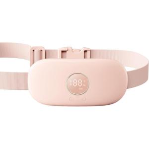 imageGaiatop Portable Heating Pad for Period Cramps 5000mAh Rechargeable Battery 2H Timer 3 Heat Levels and 6 Massage Modes for Menstrual Relief Period Pain Back or Belly Cordless Belt for Women GirlsPink