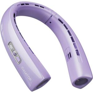 imageGaiatop Portable Neck Fan 40 Stretch Neck Cooler with 360 Surrounding Cooling 1100 Speed Scroll Switch Hands Free Personal Fans H1 Turbo Mode for Outdoor Travel Office Gym Gift for Dad Mom SilverPurple